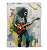 Brush Stroke Art Duvet Cover